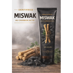 Dentifrice au charbon actif