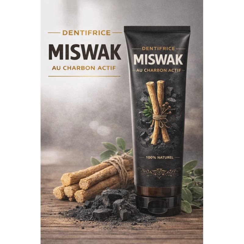 Dentifrice au charbon actif